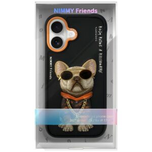 Dėklas Nimmy Glasses Cool Dog for Apple iPhone 17 juodos spalvos - Image 7