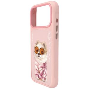 Dėklas Nimmy Glasses Cool Dog for Apple iPhone 17 Pro Max rožinės spalvos - Image 3