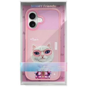 Dėklas Nimmy Cool&Cute 2.0 Cat Apple iPhone 17 rožinės spalvos - Image 7