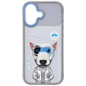 Dėklas Nimmy Cool&Cute 2.0 Dog Apple iPhone 17 grey