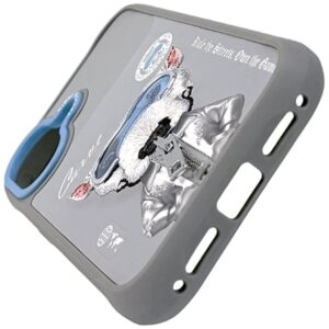 Dėklas Nimmy Cool&Cute 2.0 Dog Apple iPhone 17 grey - Image 3