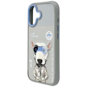 Dėklas Nimmy Cool&Cute 2.0 Dog Apple iPhone 17 grey - Image 5