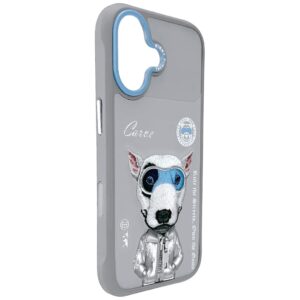 Dėklas Nimmy Cool&Cute 2.0 Dog Apple iPhone 17 grey - Image 6