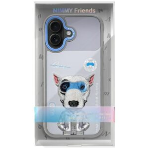 Dėklas Nimmy Cool&Cute 2.0 Dog Apple iPhone 17 grey - Image 7