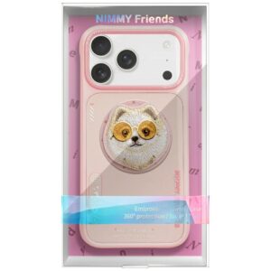 Dėklas Nimmy Glasses Cool Dog MagSafe for Apple iPhone 17 Pro pink - Image 2