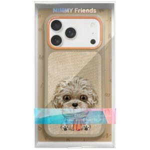 Dėklas Nimmy Big Eyed Pet 2.0 Dog Apple iPhone 17 Pro beige - Image 2