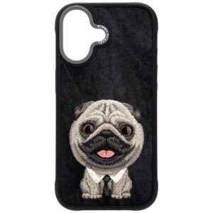 Dėklas Nimmy Big Eyed Pet 2.0 Dog Apple iPhone 17 juodos spalvos - Image 1