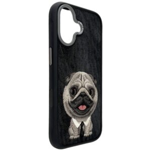 Dėklas Nimmy Big Eyed Pet 2.0 Dog Apple iPhone 17 juodos spalvos - Image 3