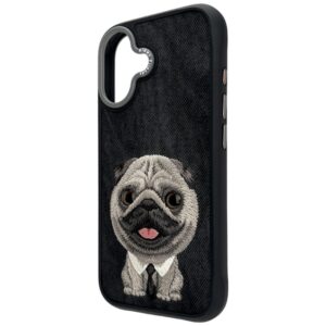 Dėklas Nimmy Big Eyed Pet 2.0 Dog Apple iPhone 17 juodos spalvos - Image 4