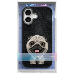 Dėklas Nimmy Big Eyed Pet 2.0 Dog Apple iPhone 17 juodos spalvos - Image 7