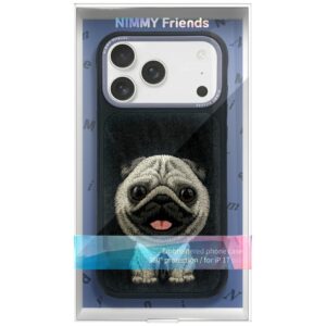 Dėklas Nimmy Big Eyed Pet 2.0 Dog Apple iPhone 17 Pro Max juodos spalvos - Image 2