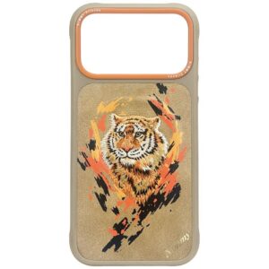 Nimmy Tiger MagSafe dėklas Apple iPhone 17 Pro light rudos spalvos - Image 1