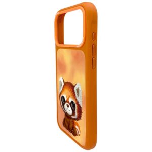 Dėklas Nimmy Big Eyed Pet 2.0 Raccoon Apple iPhone 17 Pro orange - Image 4