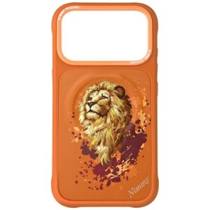 Dėklas Nimmy Lion MagSafe Apple iPhone 17 Pro orange