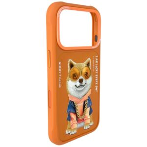 Dėklas Nimmy Glasses Cool Dog for Apple iPhone 17 Pro Max oranžinės spalvos - Image 5