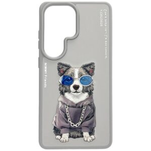 Dėklas Nimmy Glasses Cool Dog for Samsung Galaxy S26 Ultra grey - Image 1