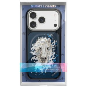 Nimmy Horse MagSafe dėklas Apple iPhone 17 Pro Max mėlynos spalvos - Image 7