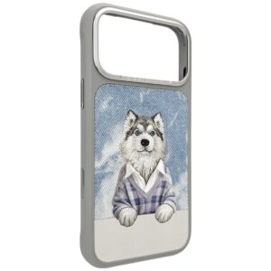Dėklas Nimmy Gentle Pets Series Dog MagSafe Apple iPhone 17 Pro grey - Image 3