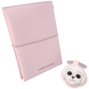 Notebook + pen Set 2-in-1 Nimmy New Big-Eye Cute Pets 2.0 Dog rožinės spalvos - Image 4