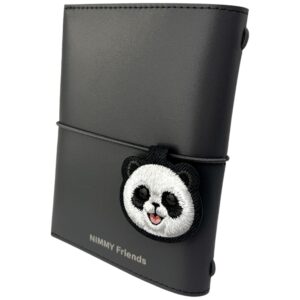 Notebook + pen Set 2-in-1 Nimmy New Big-Eye Cute Pets 2.0 Panda juodos spalvos - Image 3