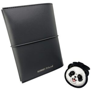 Notebook + pen Set 2-in-1 Nimmy New Big-Eye Cute Pets 2.0 Panda juodos spalvos - Image 4