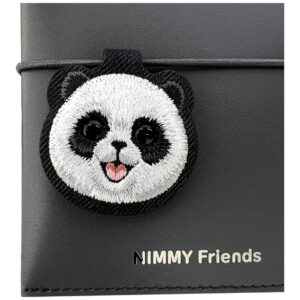 Notebook + pen Set 2-in-1 Nimmy New Big-Eye Cute Pets 2.0 Panda juodos spalvos - Image 5