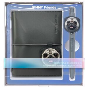 Notebook + pen Set 2-in-1 Nimmy New Big-Eye Cute Pets 2.0 Dog juodos spalvos - Image 8
