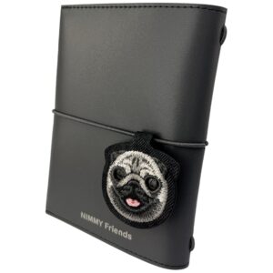 Notebook + pen Set 2-in-1 Nimmy New Big-Eye Cute Pets 2.0 Dog juodos spalvos - Image 3