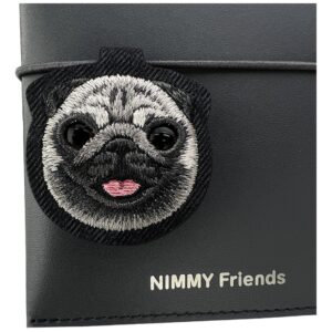 Notebook + pen Set 2-in-1 Nimmy New Big-Eye Cute Pets 2.0 Dog juodos spalvos - Image 5
