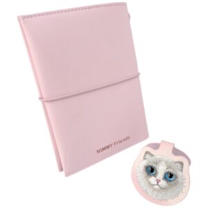 Notebook + pen Set 2-in-1 Nimmy New Big-Eye Cute Pets 2.0 Cat rožinės spalvos - Image 4