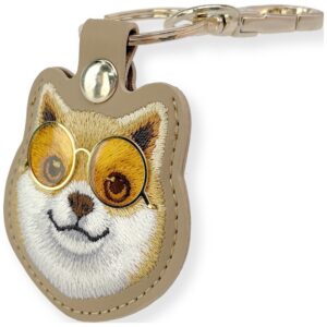 Dėklas locatorr Nimmy Glasses Cool Dog rudos spalvos - Image 3