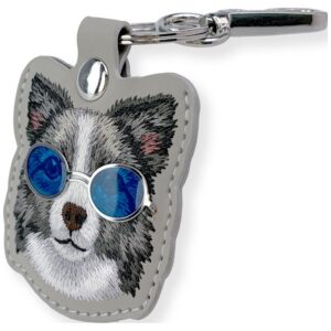 Dėklas locatorr Nimmy Glasses Cool and Cute Dog pilkos spalvos - Image 3