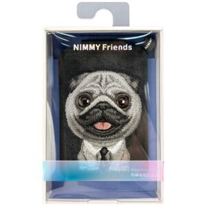 Magnetic phone wallet stand Nimmy New Big-Eye Cute Pets 2.0 Dog juodos spalvos - Image 7