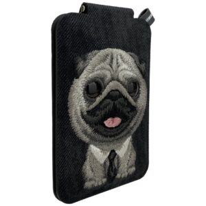 Magnetic phone wallet stand Nimmy New Big-Eye Cute Pets 2.0 Dog juodos spalvos - Image 6