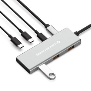 Conceptronic HUBBIES17G sąsajos šakotuvas USB 3.2 Gen 2 (3.1 Gen 2) Type-C 10000 Mbit/ai Pilka - Image 3