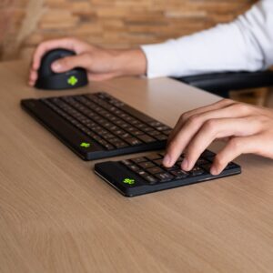R-Go Tools RGOCONMWLBL skaičių klaviatūra Universalus „Bluetooth“ Juoda - Image 3