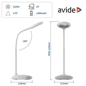 Avide ABLDLRGB-4W stalinė lempa LED Balta - Image 2