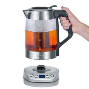 Severin WK 3479 elektrinis virdulys 1,7 L 3000 W Juoda, Nerūdijančiojo plieno - Image 2