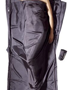 Cocoon TravelSheet Stačiakampis miegmaišis Šilkas Pilka - Image 1
