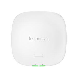 HPE Networking Instant On AP21 (RW) Dual Radio 2x2 Wi-Fi 6 Access Point 1200 Mbit/ai Balta Maitinimas per Eternetą (PoE)