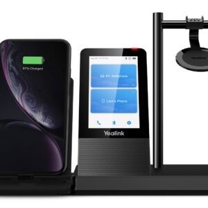 Yealink WH66 Mono UC Laisvų rankų įranga Bevielis Su lankeliu Biuras / skambučių centras USB A tipo Bluetooth Įkrovimo stovas Juoda - Image 2