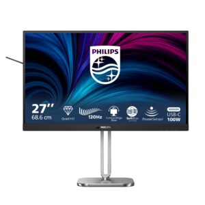 Philips 27B2U4601/00 kompiuterio monitorius 68,6 cm (27") 2560 x 1440 pikseliai Quad HD LCD Pilka