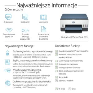 HP Smart Tank 675 All-in-One Terminis rašalinis A4 4800 x 1200 DPI 12 ppm „Wi-Fi“ - Image 2