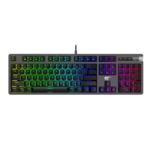 Havit HV-KB494L klaviatūra Žaidimams USB Juoda, Pilka - Image 3