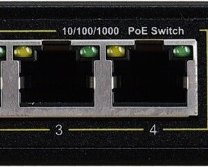 Switch PoE PULSAR SG64 4+2 Juoda - Image 3