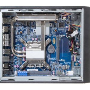 Shuttle XPС slim XH610G2 asmeninio kompiuterio / darbo stoties platforma Desktopas Juoda Intel H610 LGA 1700 - Image 3