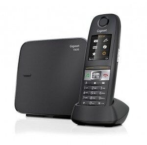 Gigaset E630 DECT telefonas Skambintojo ID Juoda - Image 3