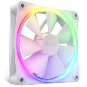 NZXT F120 RGB Triple Pack Kompiuterio korpusui Ventiliatorius 12 cm Balta 3 vnt