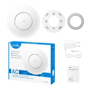 Cudy AP1300 867 Mbit/ai Balta Maitinimas per Eternetą (PoE) - Image 3