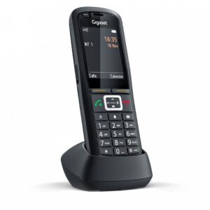 Gigaset R700H PRO DECT telefonas Skambintojo ID Juoda